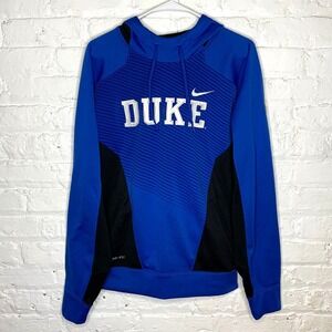 Nike Elite Therma Fit Hoodie Sweat Shirt Jacket Mens Size Small Duke Blue Devils